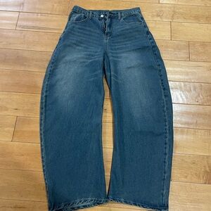 Men’s Baggy Faded Jeans